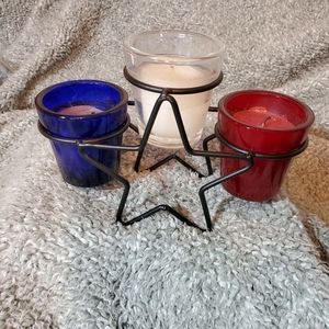 Patriotic candleholder